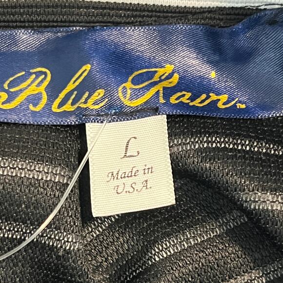 Blue Rain Women's Black and White‎ Stripe Pleated Mini Skirt Size L NEW - Picture 3 of 7